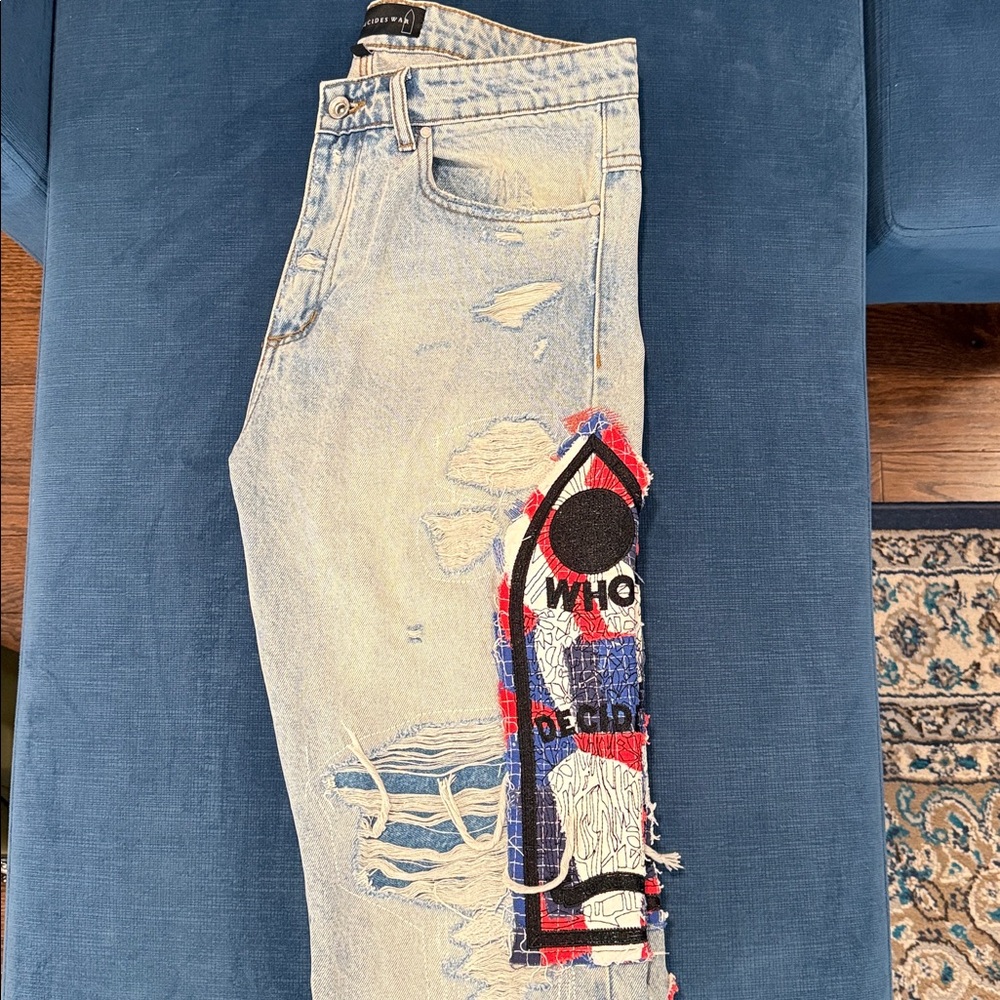 Authentic Who Decide War Jeans